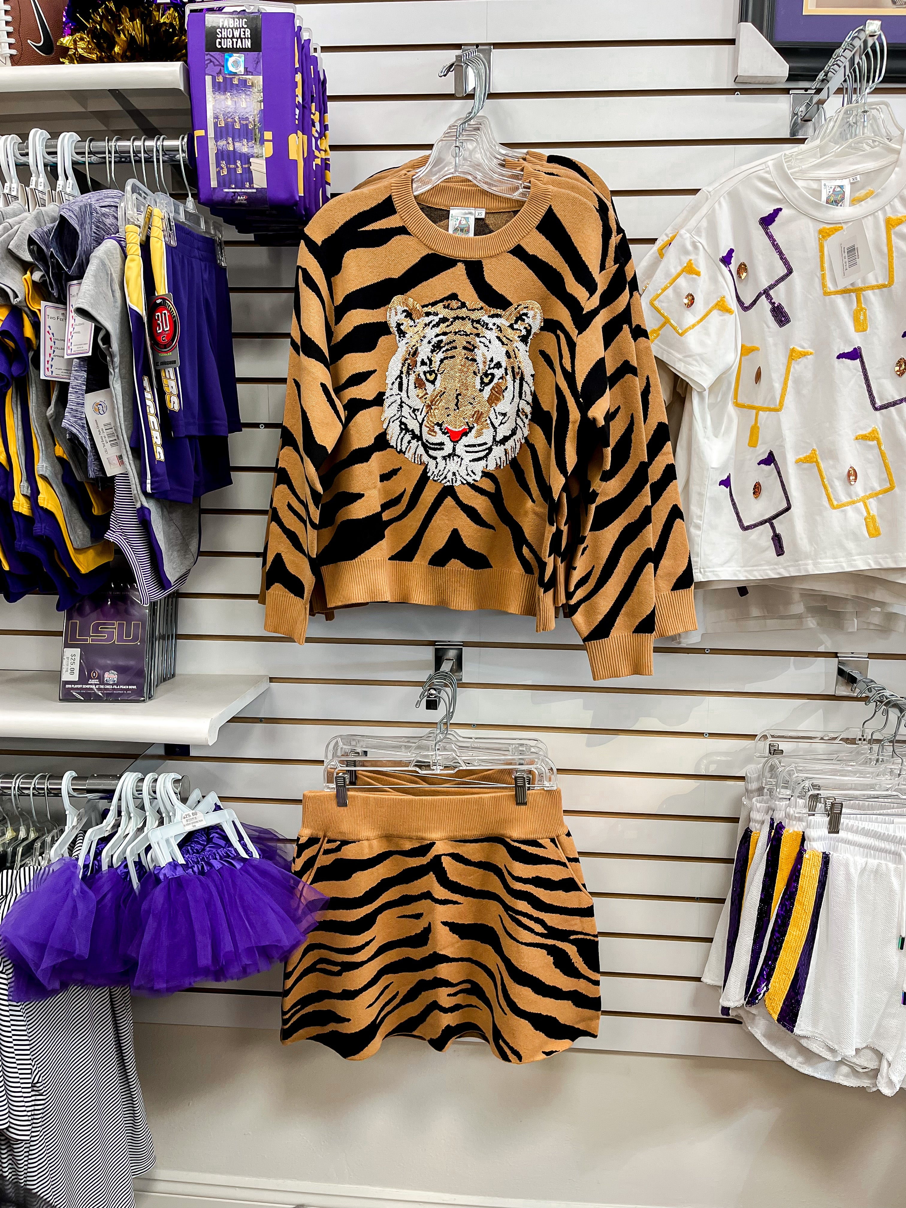 LSU Tigers Nike #18 Toddler/ Kids / Youth Team Replica Football