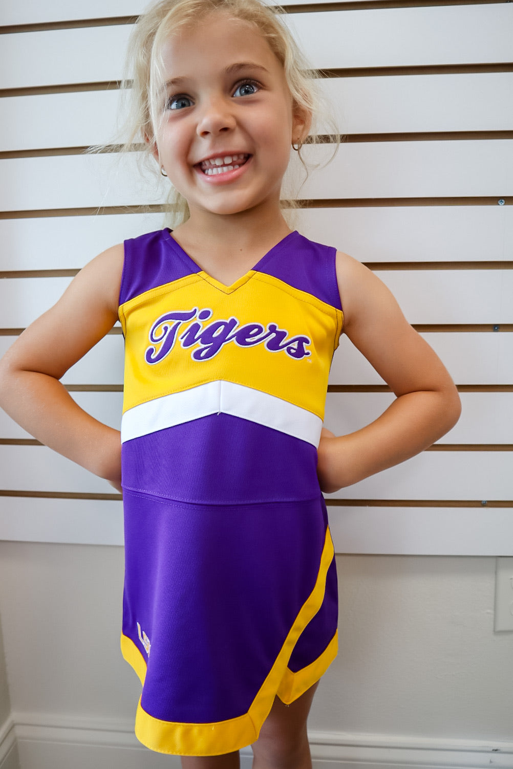 Lsu Cheer Logo The LSU Purple Classic Cheer Dress Scarlet Gold Lsu Cheer Logo The LSU Purple Classic Cheer Dress Scarlet Gold