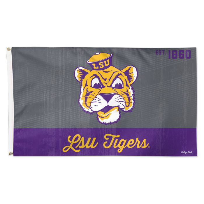 LSU Tigers 3ft X 5ft Flag Banner – Full Color Both Sides, 90cm X 150cm