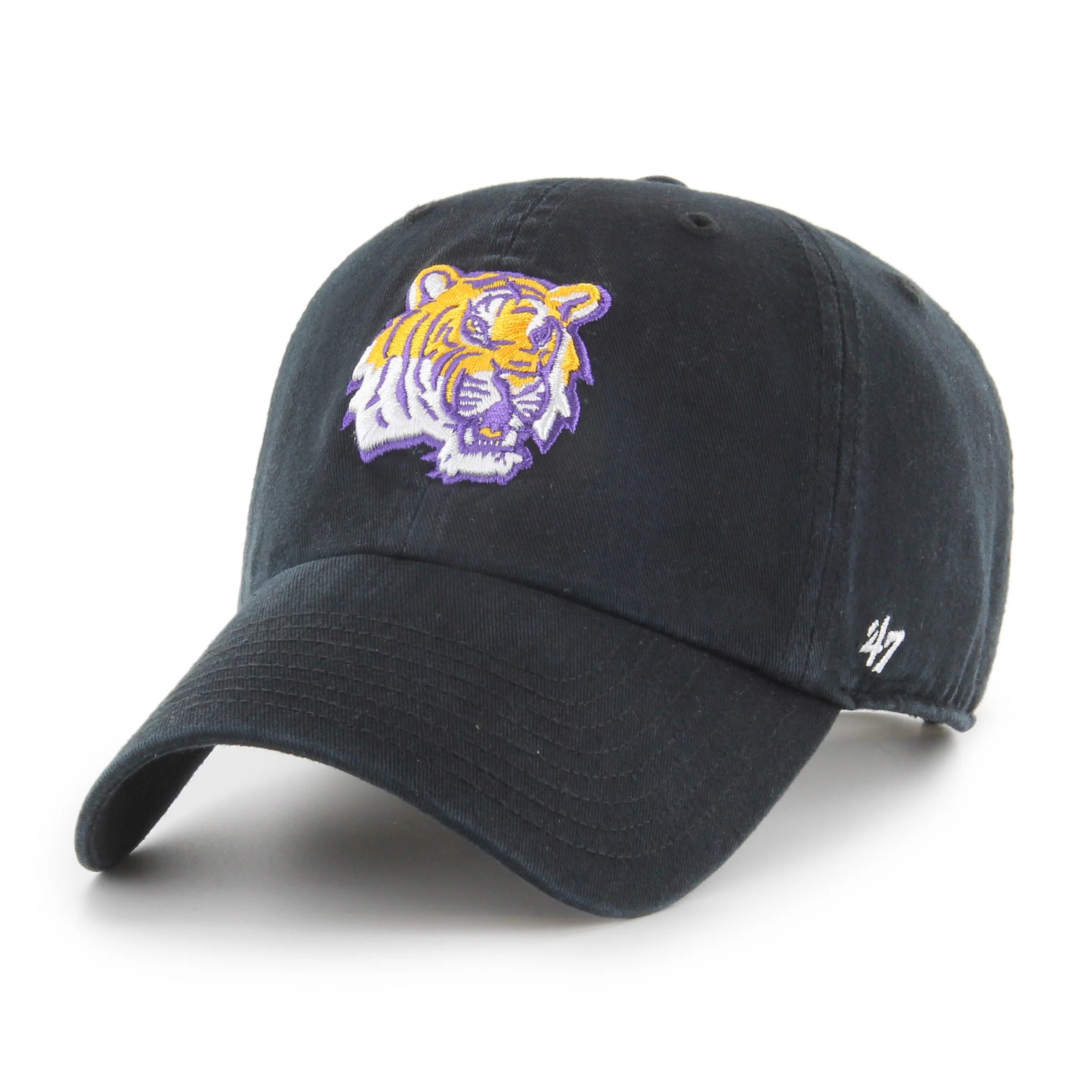 LSU Tigers '47 Vintage Clean Up Adjustable Hat - Khaki