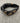 Black/Gold Football Headband