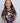 Girls LSU Football Sequin Jersey Tee - Purple