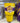 LSU 30oz Yellow Tumbler with Stripes