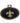 Saints Black Oval Sticker