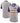 LSU Men's Nike Vapor Polo - Grey/Purple