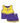LSU Pinky 2- Piece Cheer Set
