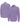 LSU Men's Porter LS Woven Shirt - Purple/White