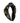Black/Gold Football Headband