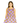 Girls' poplin smocked dress