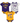 LSU All Day Play 3Pc Creeper Set