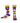 LSU Argyle Remix Adult Socks - OSFM