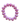 Bauble Bead with Gold Bead Bracelet - Lavender