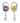 LSU Retractable Badge Reel