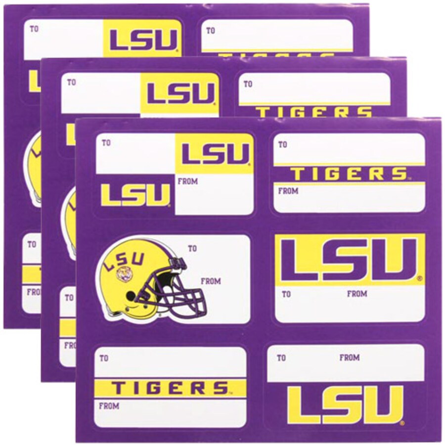 LSU Gift Sticker - 3 Sheets – Mike's Den