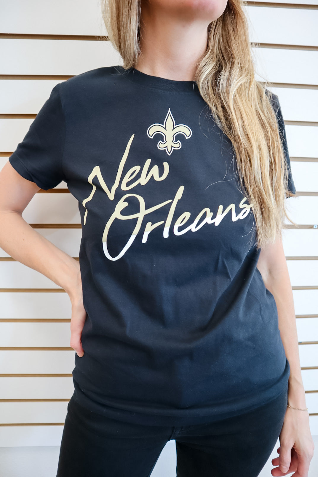 New Orleans Saints Women Small Screened "SAINTS SCRIPT"