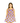 Girls' poplin smocked dress