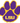 LSU Paw Print Auto Magnet