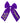 LSU Tigers Girls Bow - Purple