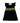 Girls Black and Gold Flutter Sleeve Sequin Dress